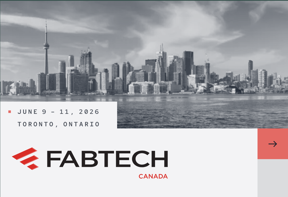 加拿大金属加工、金属成型及焊接展览会FABTECH CANADA